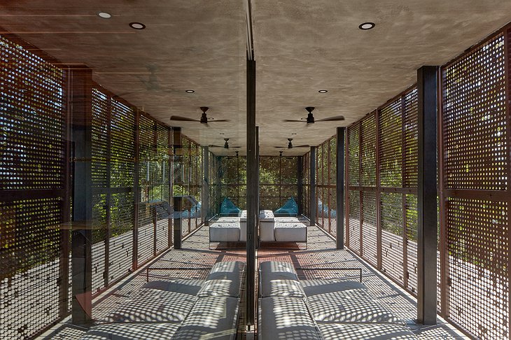 The Atelier Villa Meshed Metal Walls