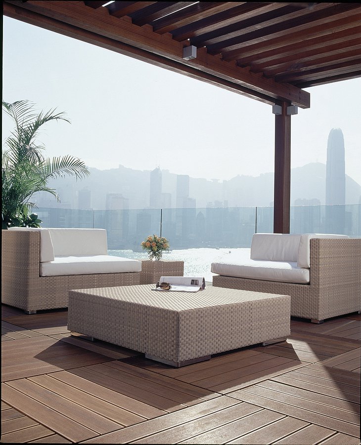 InterContinental Hong Kong Presidential Suite outdoor terrace