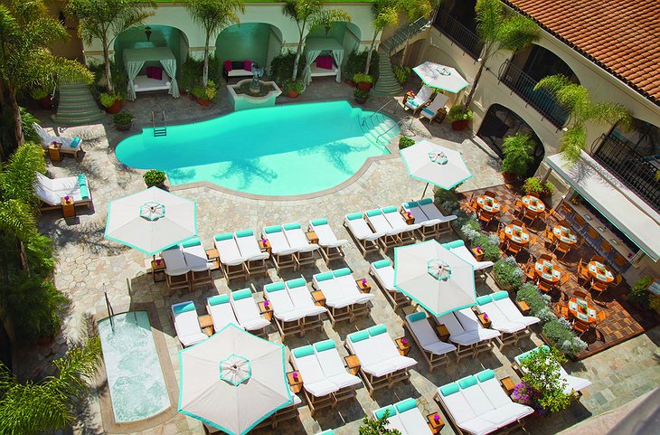 Beverly Wilshire Hotel Pool