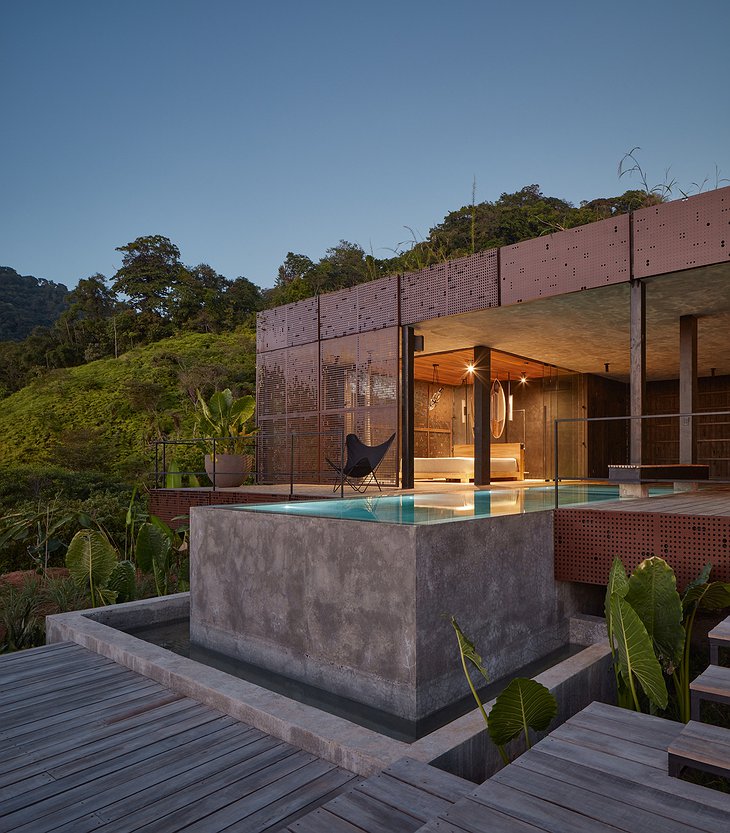 The Atelier Villa Outdoor Pool In The Jungle