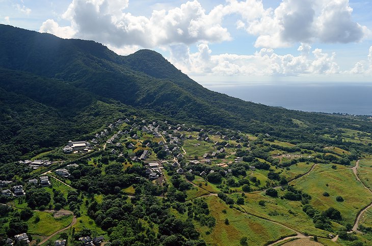 Hills on Saint Kitts and Nevis