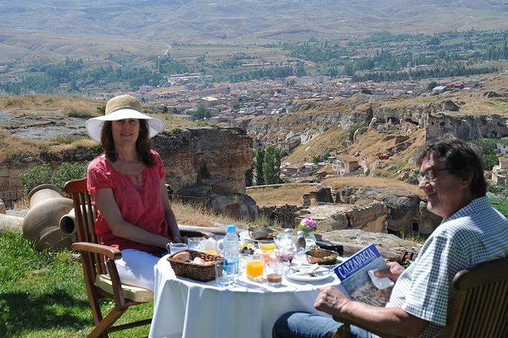 Dining with Cappadocia view
