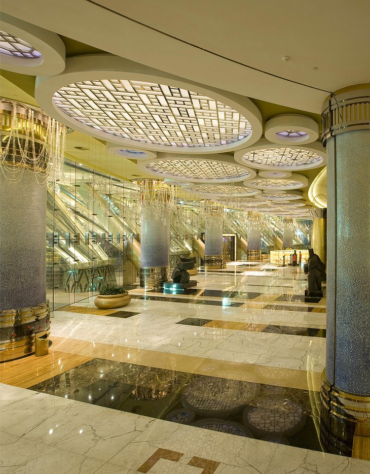 Grand Lisboa Macau lobby luxurious design