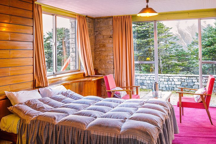 Hotel Everest View Sunlit Bedroom
