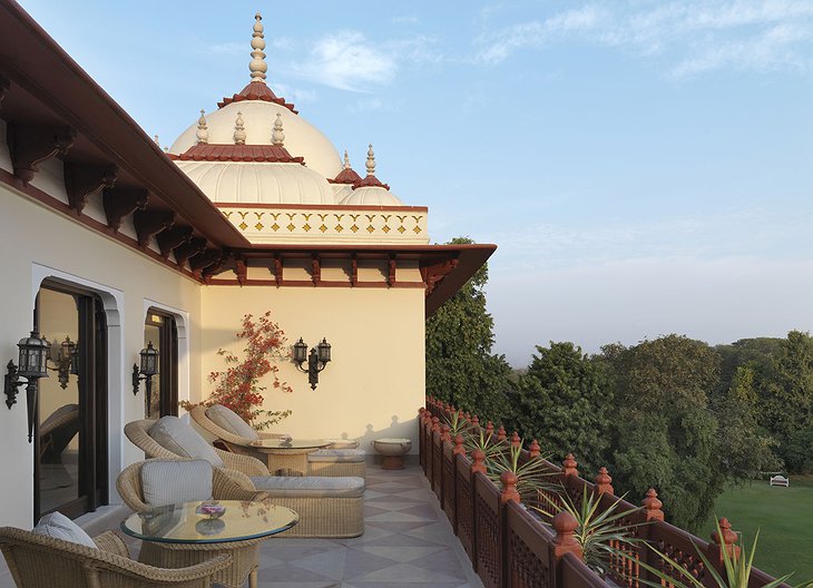 Rambagh Palace Private Balcony