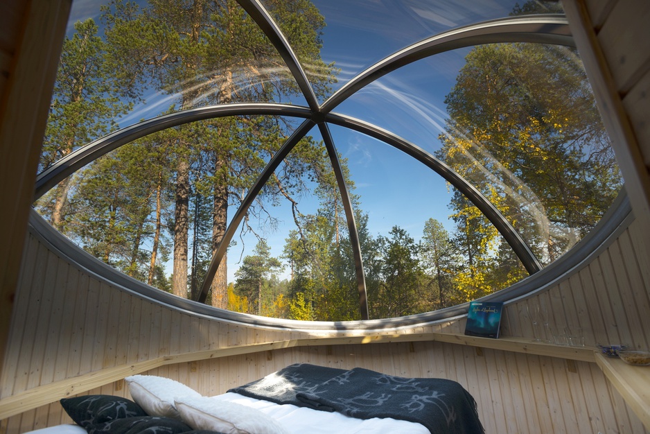 Nellim Wilderness Hotel igloo interior