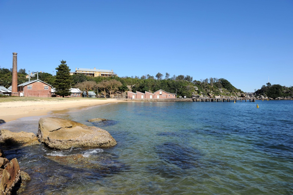 Q Station buildings at the beach