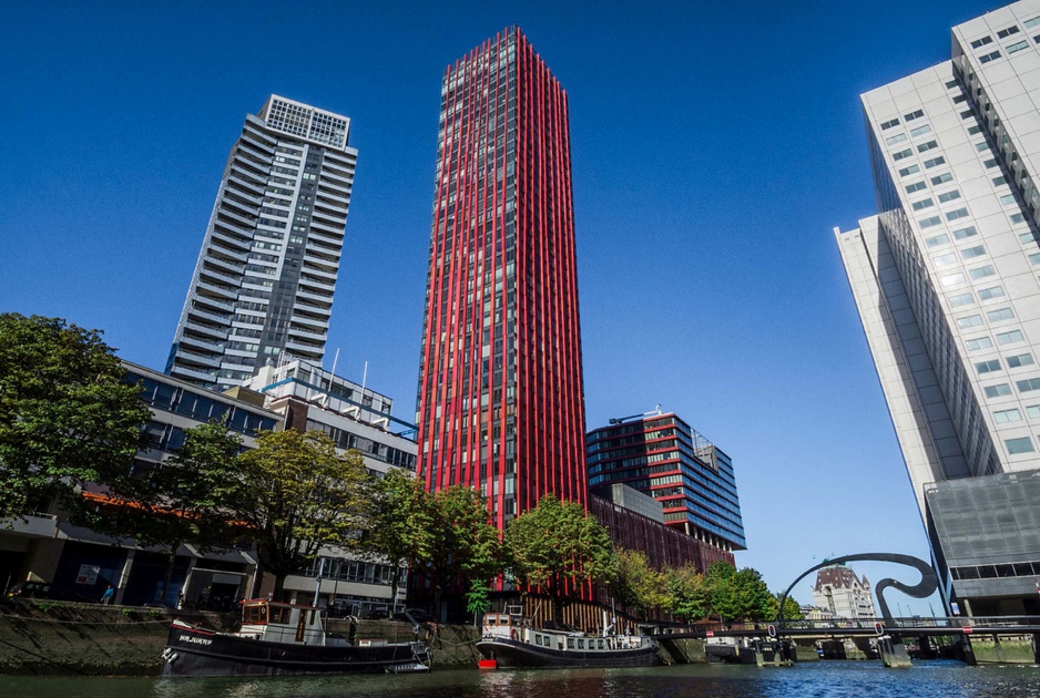 Modern Skyline Of Rotterdam