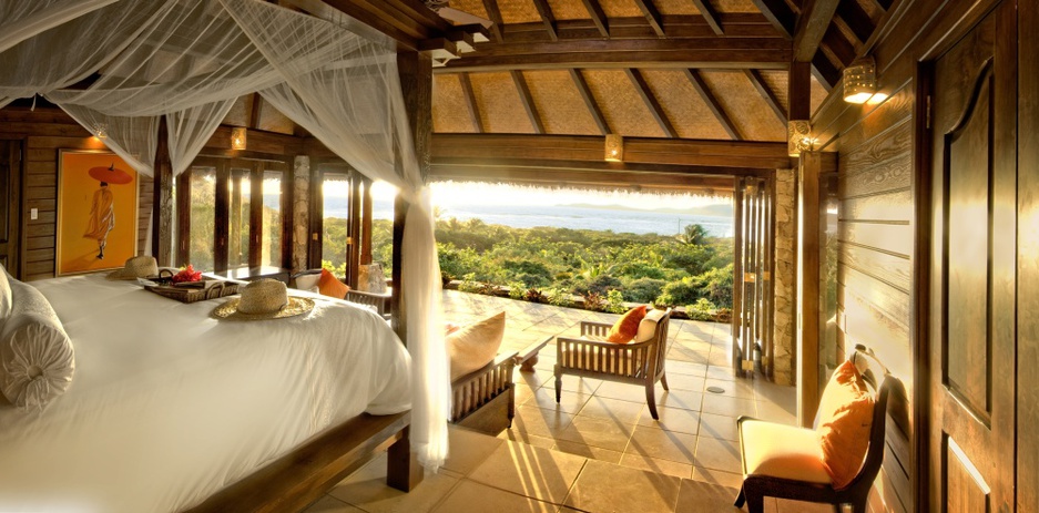 Necker Island room with view on the sea