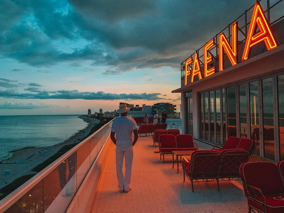 Faena Hotel Rooftop Terrace