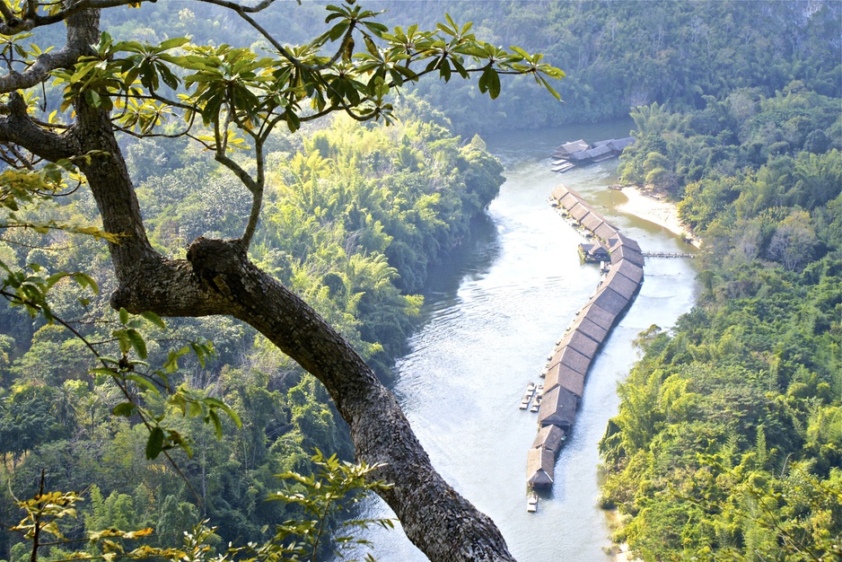 River Kwai Jungle Rafts aerial