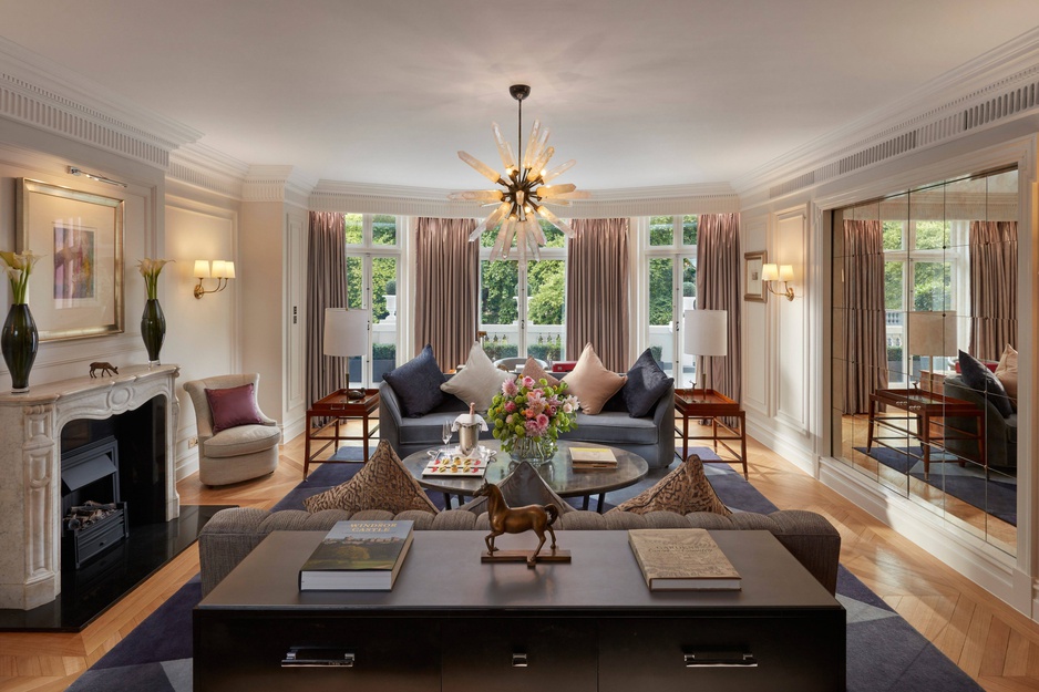 Mandarin Oriental Hyde Park Hotel Royal Suite Living Room