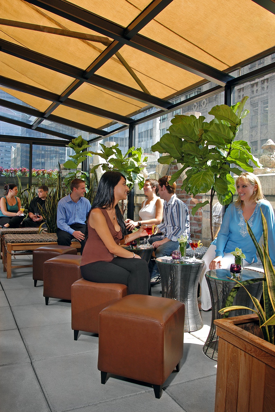 Library Hotel terrace bar