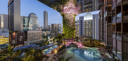 Pan Pacific Orchard - Futuristic Vertical Urbanism in Singapore