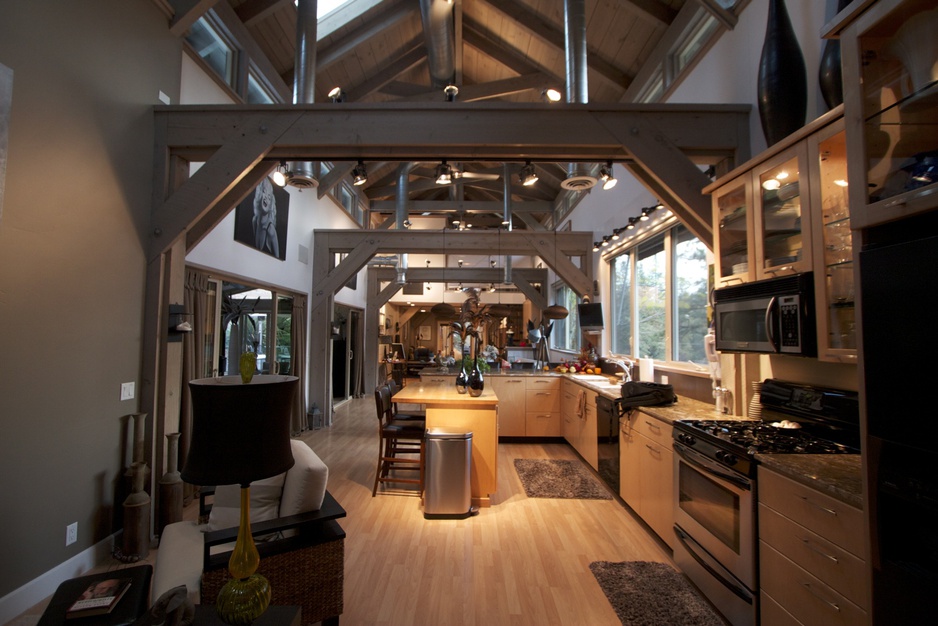 Covered Bridge House living room