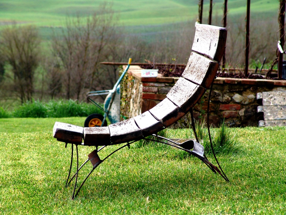 Follonico outdoor wooden chair