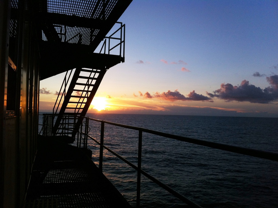 Frying Pan Tower Walkway Sunset