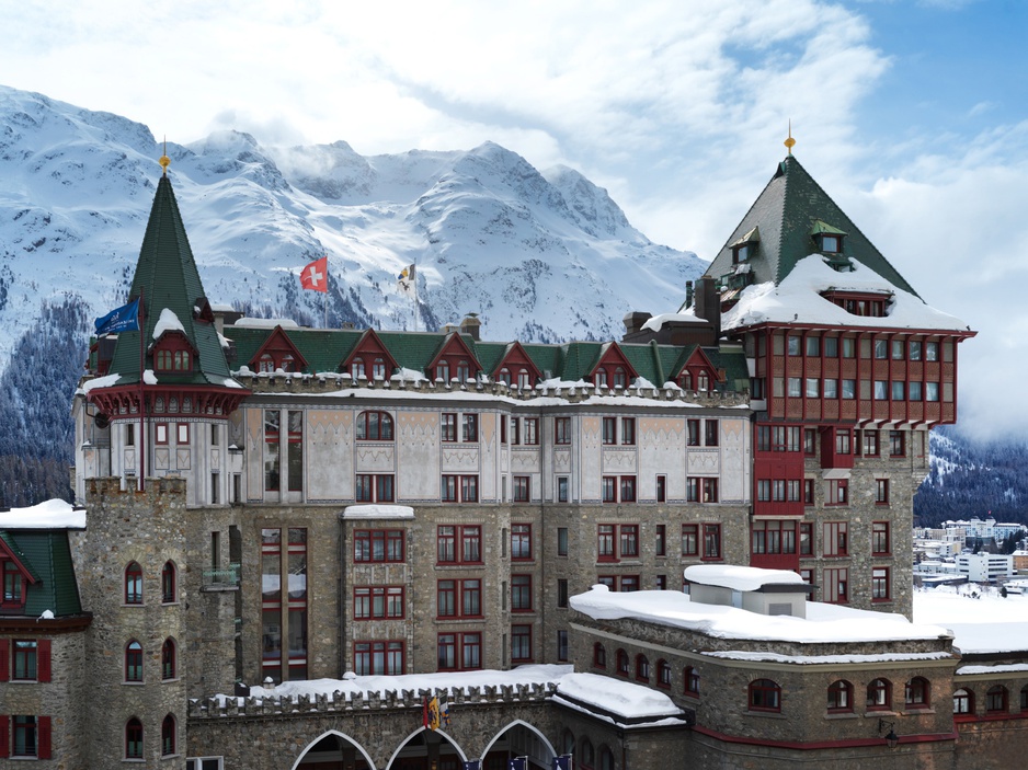 Badrutt’s Palace Hotel historic Swiss building