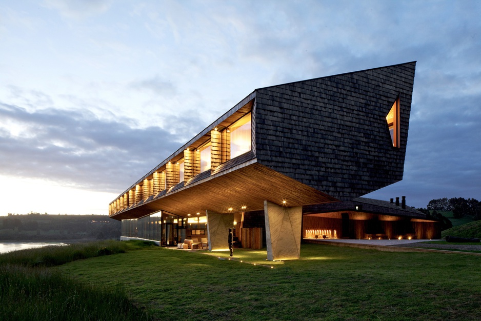 Tierra Chiloe wooden exterior