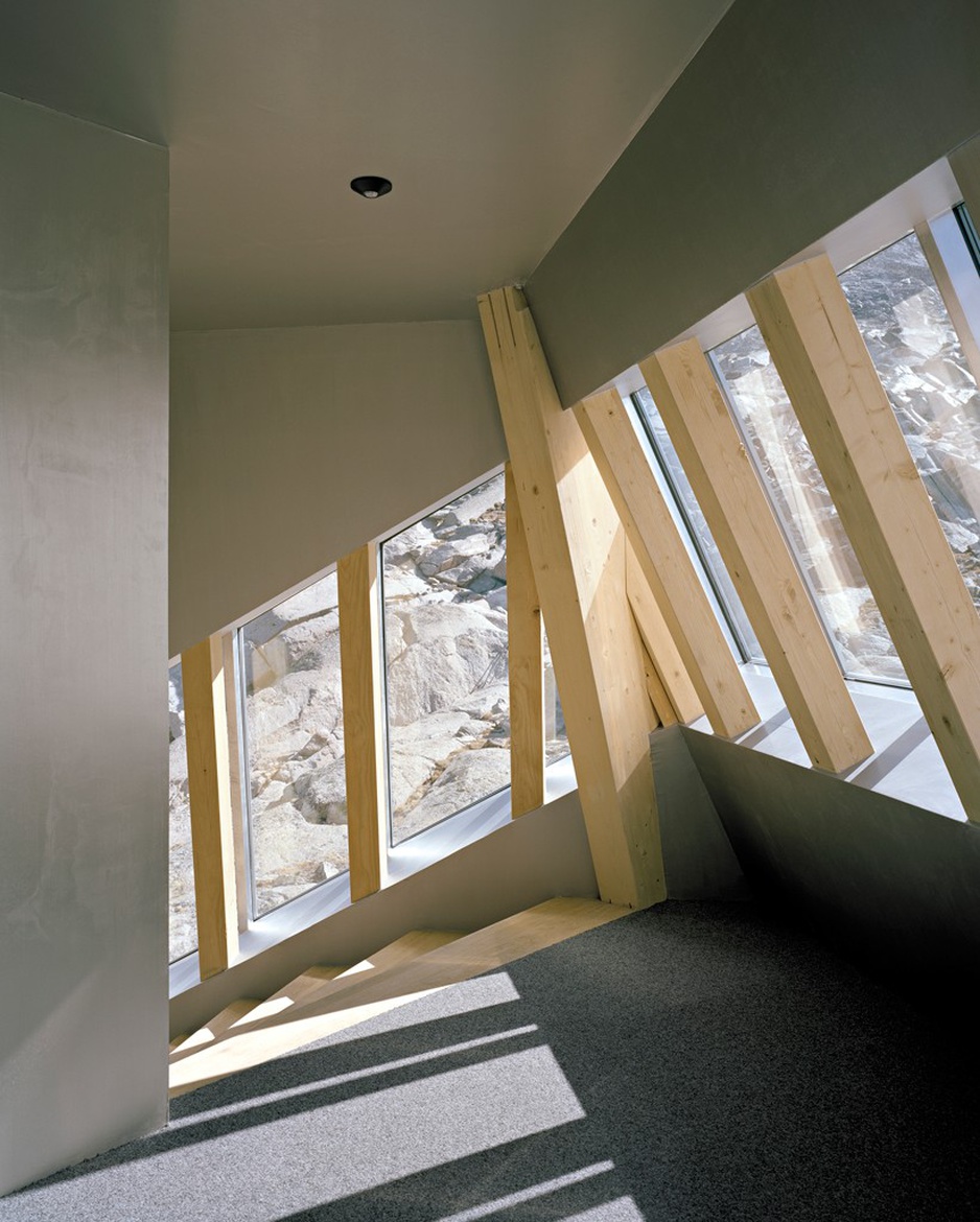 The New Monte Rosa Hut interior details