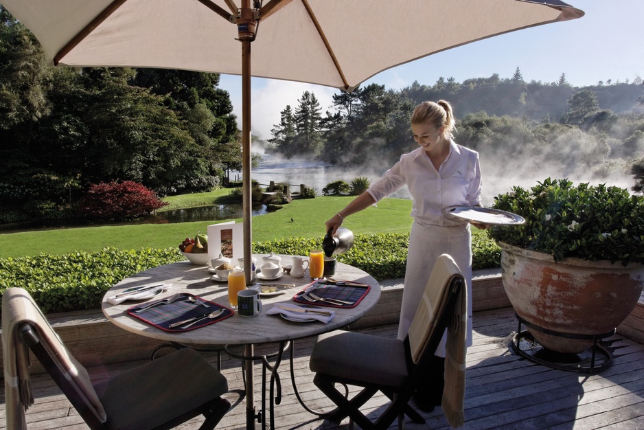 Dining For Breakfast On The Main Terrace