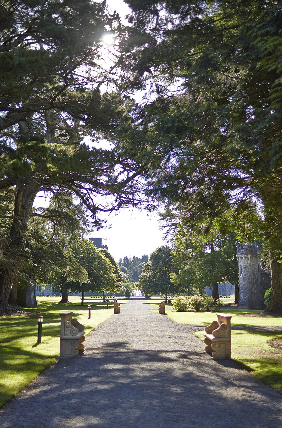 Road leading to Ashford Castle