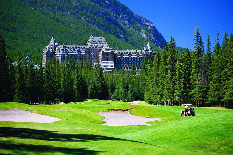 Fairmont Banff Springs Hotel and golf course