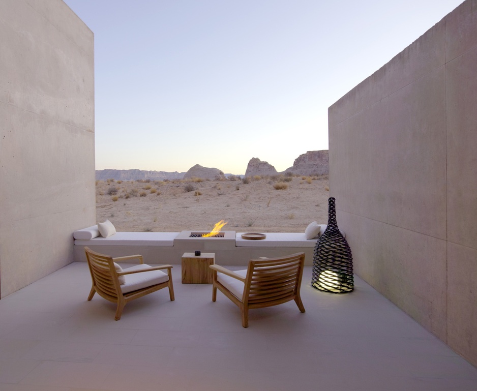 Amangiri Villas Terrace Overlooking Utah Wilderness