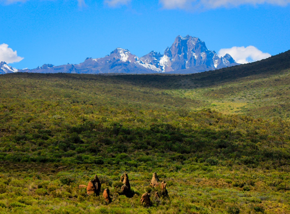 Peaks of Mt Kenya