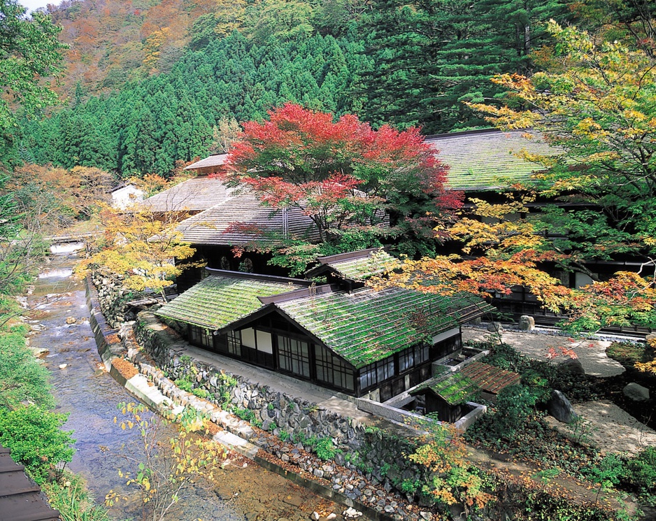 Houshi Onsen Chojukan Hotel Aerial