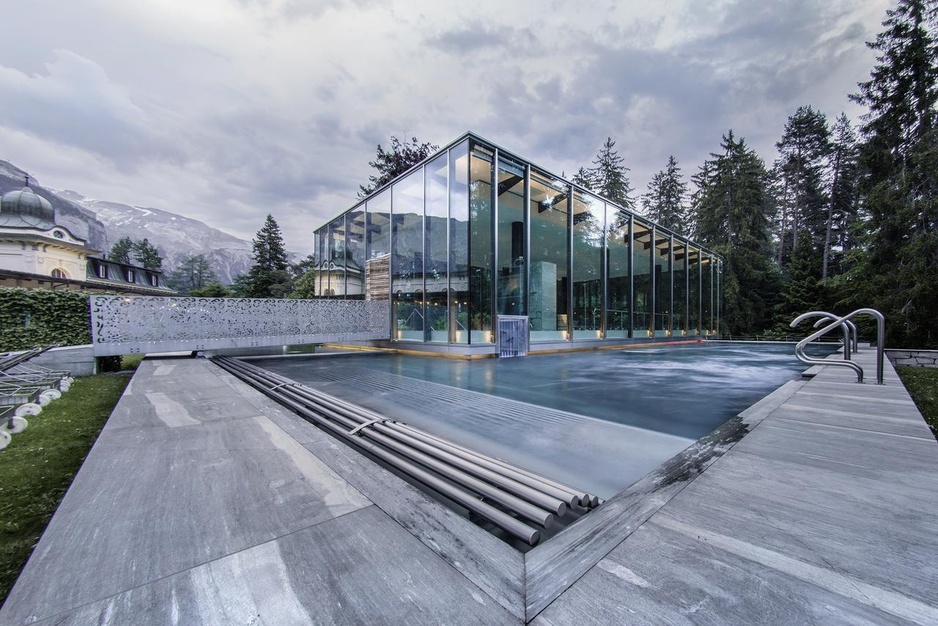 Waldhaus Flims Wellness Resort Outdoor Pool