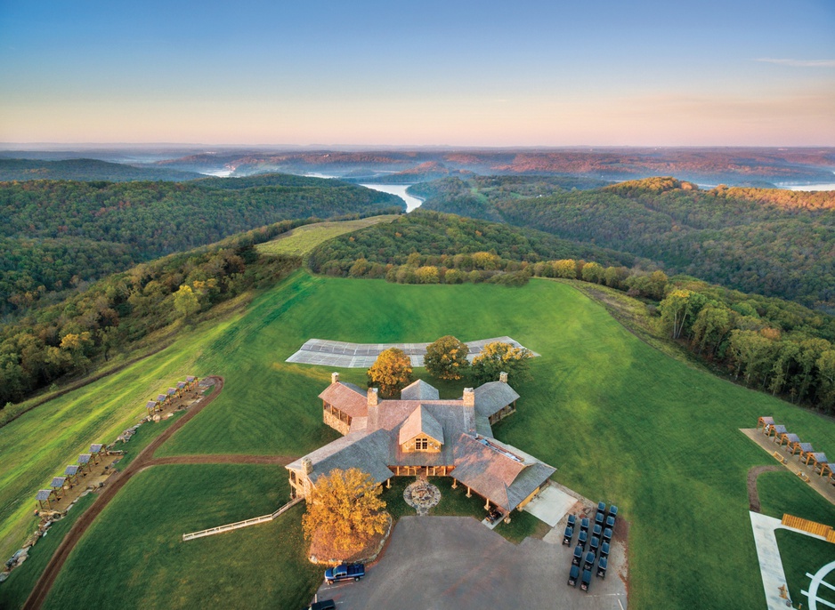 Big Cedar Lodge Shooting Academy Aerial