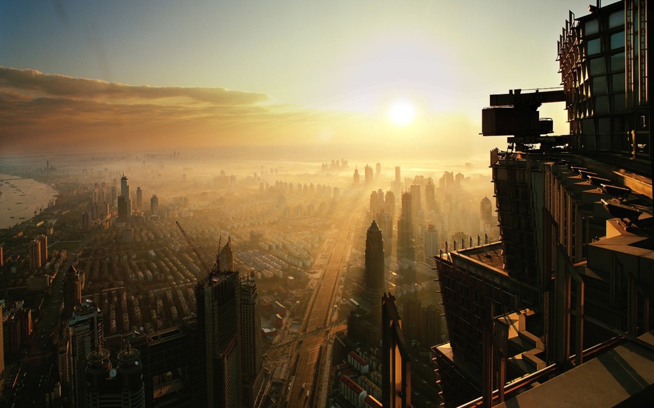 Jin Mao Tower Facade