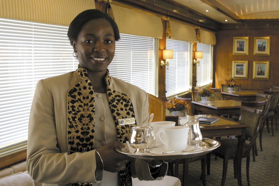 The Blue Train female butler