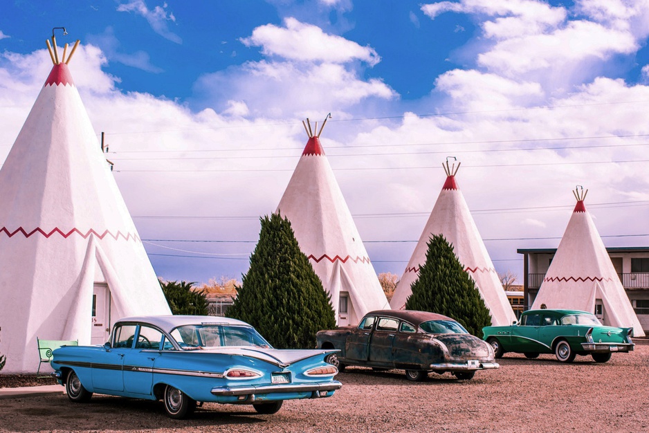 Wigwam Motel Tipis