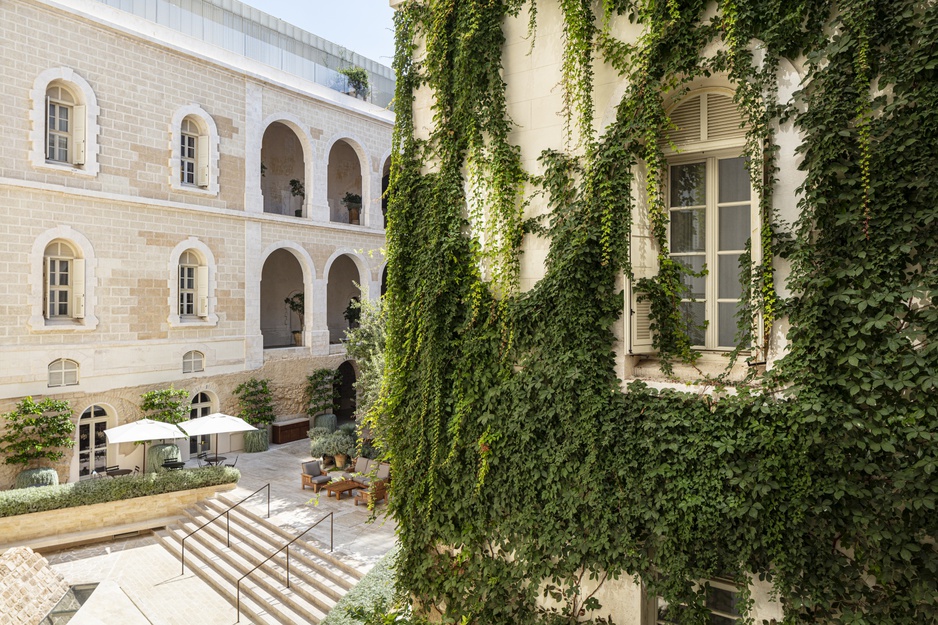 The Jaffa Hotel Green Walls