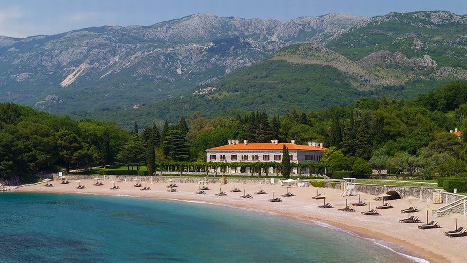 Aman Sveti Stefan private beach