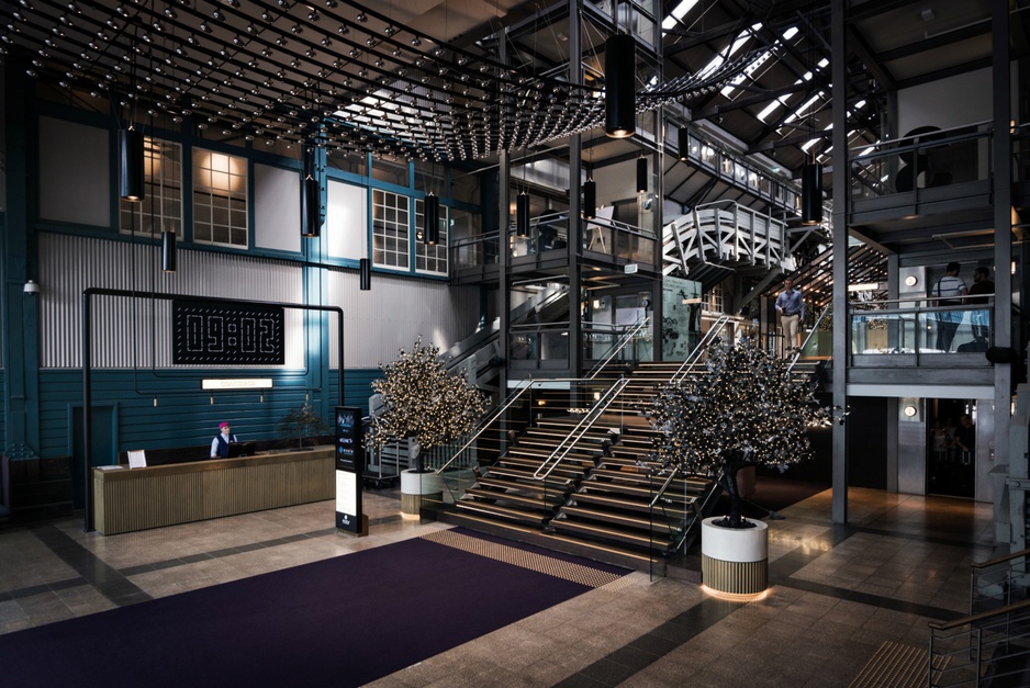 Ovolo Woolloomooloo hotel lobby