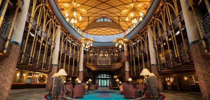 Disney Explorers Lodge - 1920s Adventure-Themed Hotel in Hong Kong's Disneyland