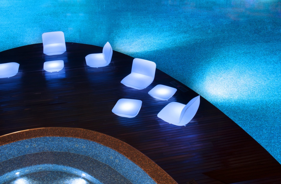 Glowing chairs