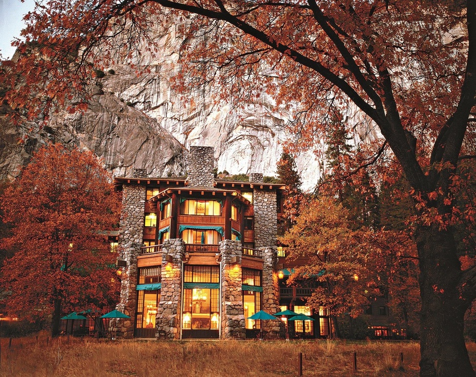 Ahwahnee Hotel During Autumn