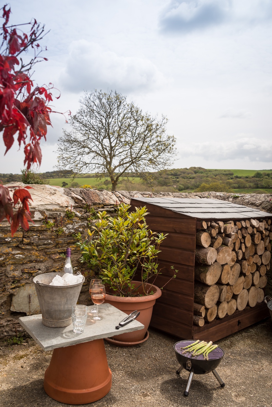 Libertine Cottage garden grilling