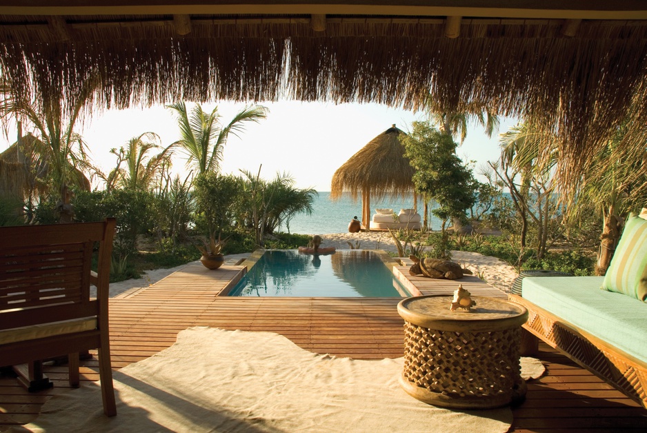 Villa Amizade view over the plunge pool