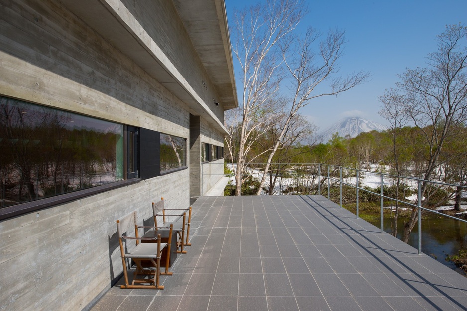 Zaborin Ryokan terrace