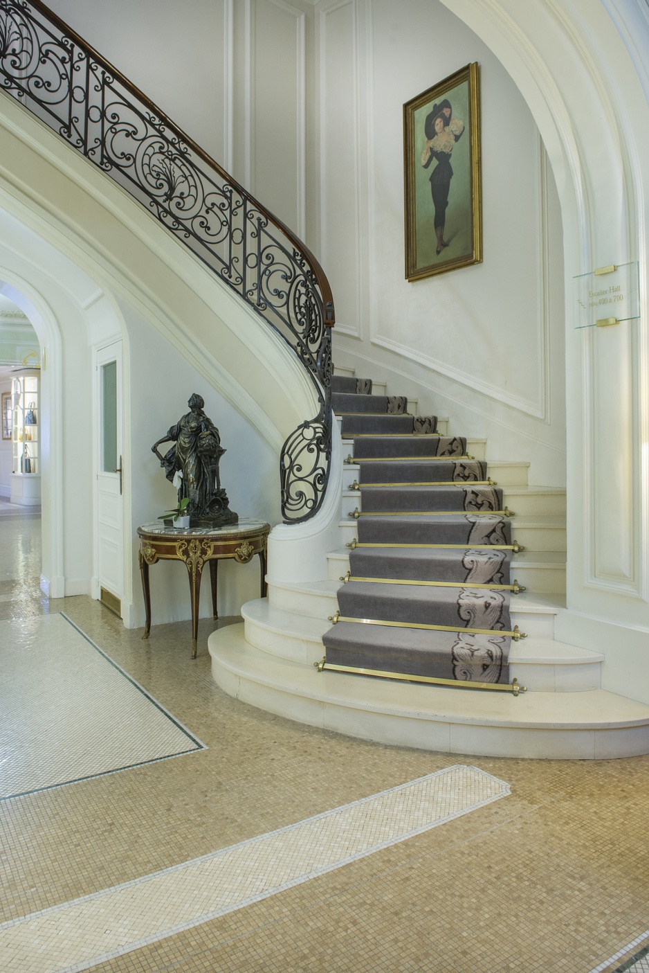 Hotel Hermitage Monte-Carlo stairs