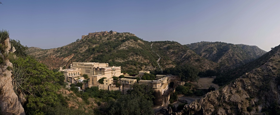 Samode Palace panorama