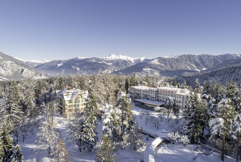 Waldhaus Flims Wellness Resort During Winter