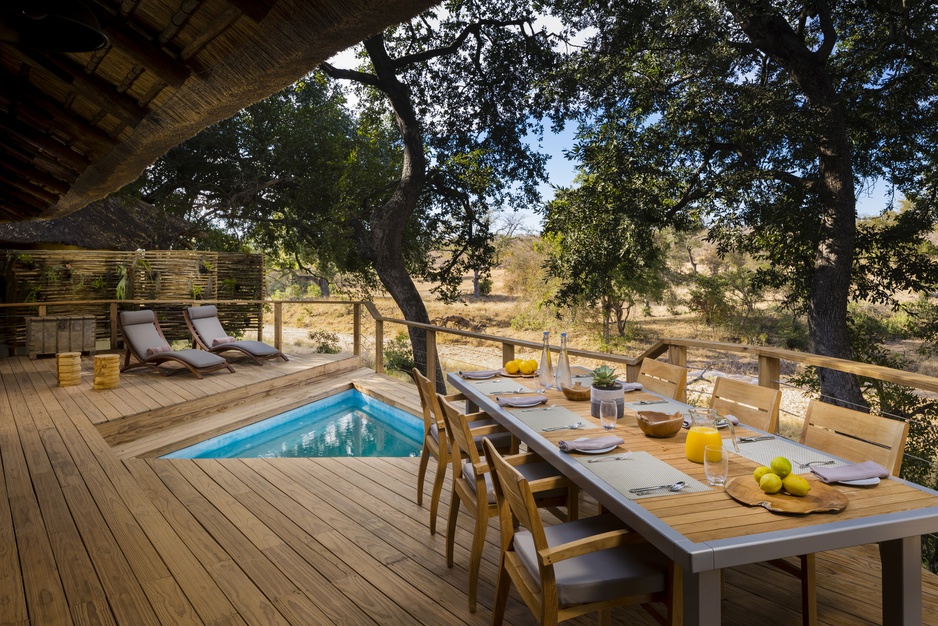 Ulusaba private terrace with pool