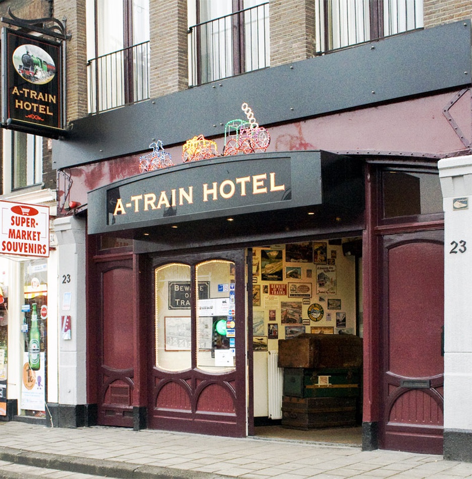 A-Train Hotel building in Amsterdam