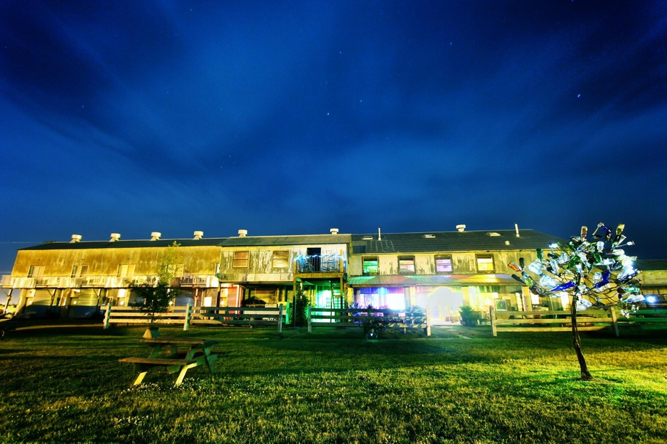 Shack Up Inn At Night